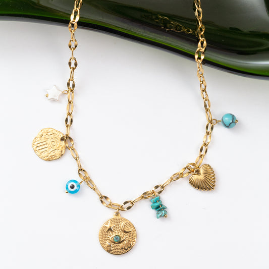 Collier en acier tendance