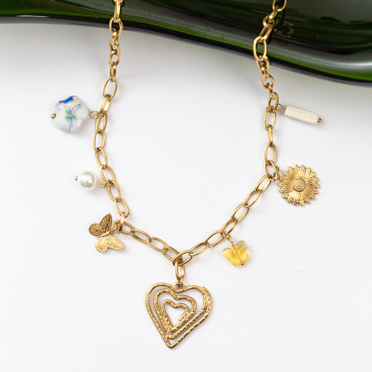 Collier en acier tendance