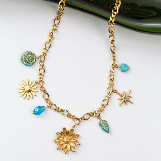 Collier en acier tendance