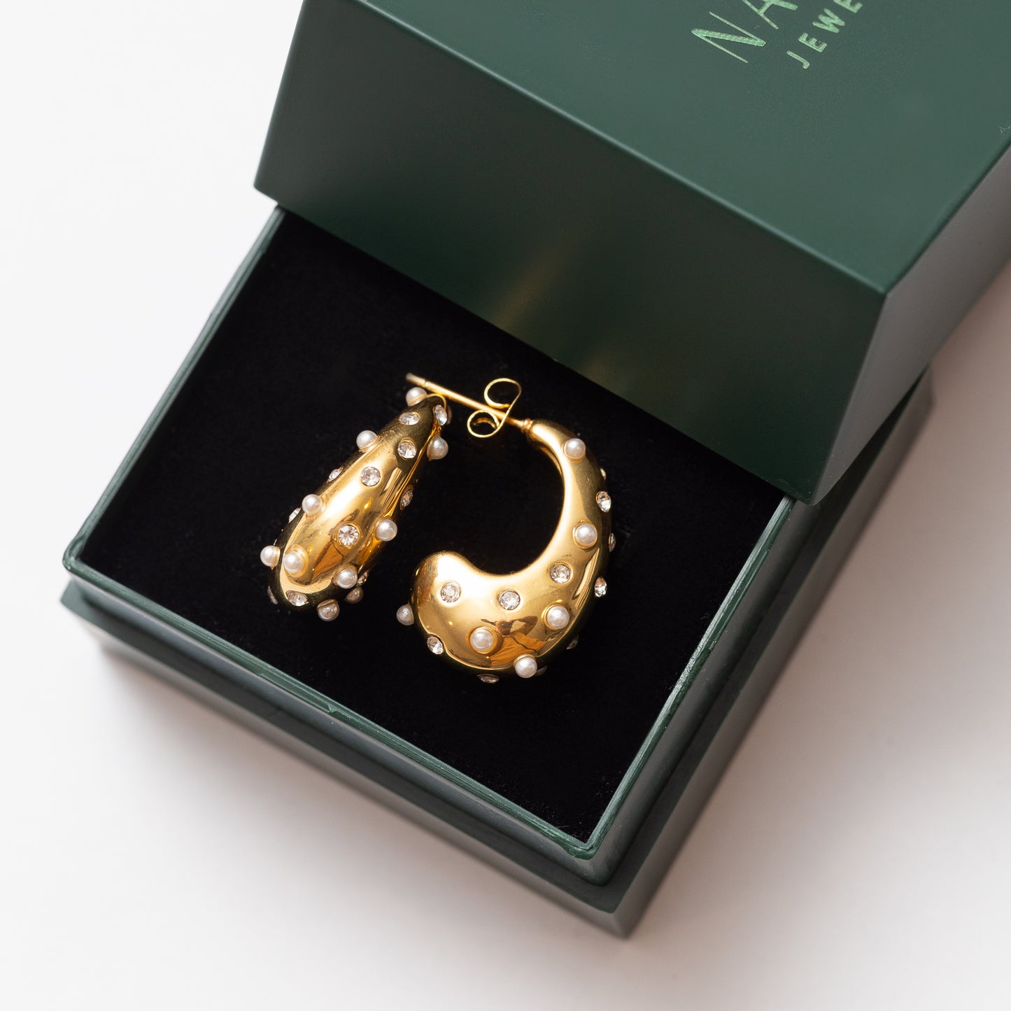 Boucles d'oreilles Acier Tendance
