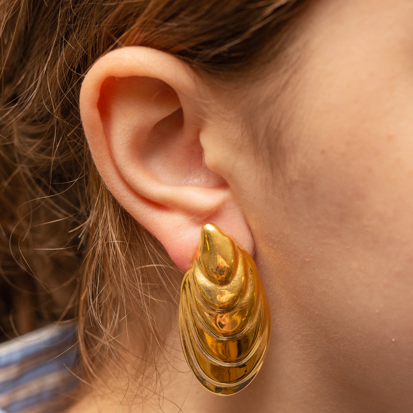 Boucles d'oreilles Acier Tendance
