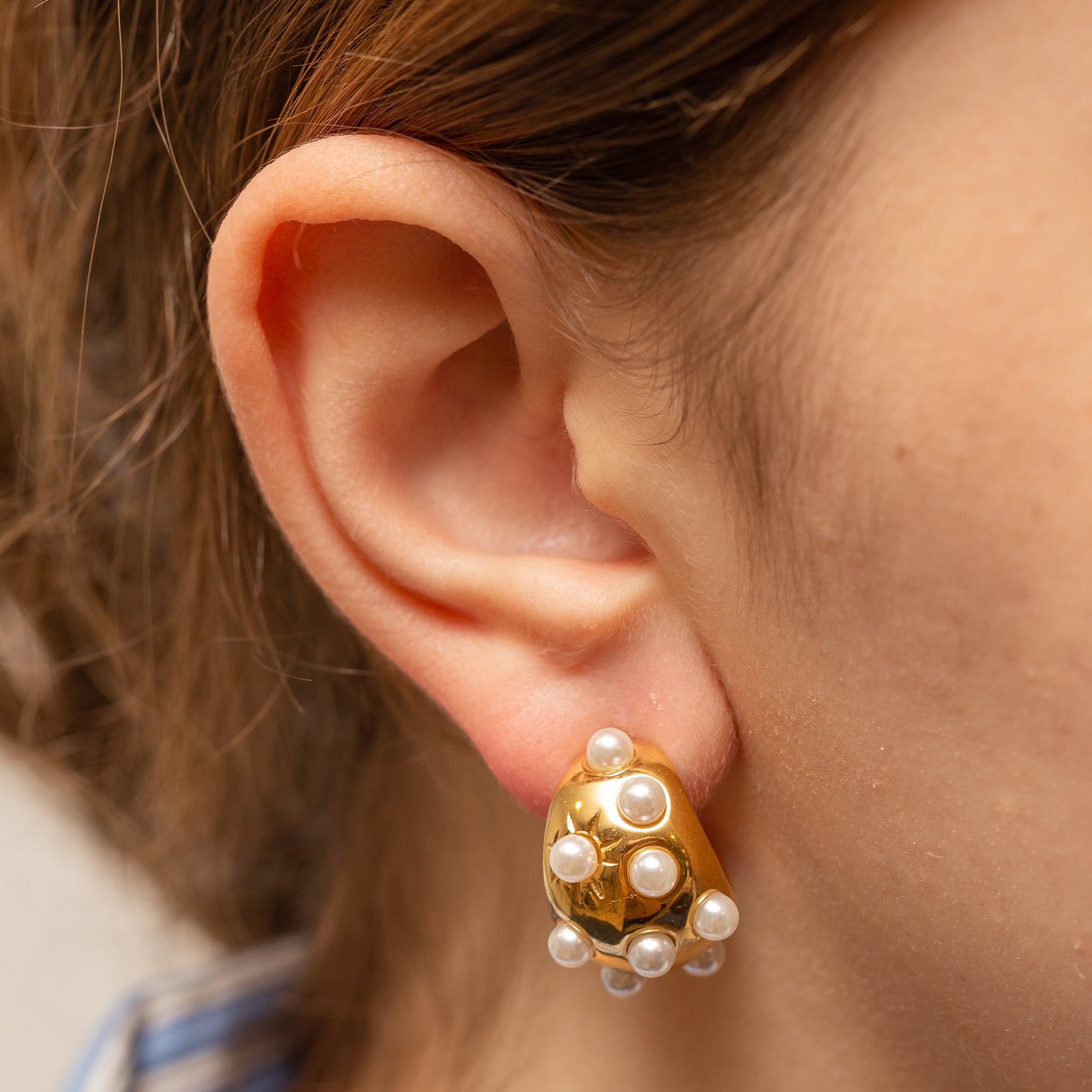 Boucles d'oreilles Acier Tendance