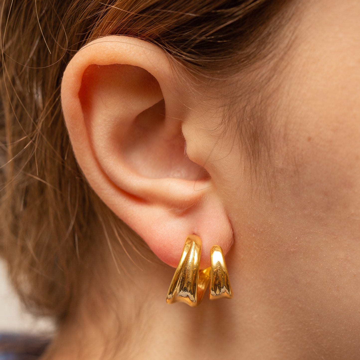 Boucles d'oreilles Acier Tendance