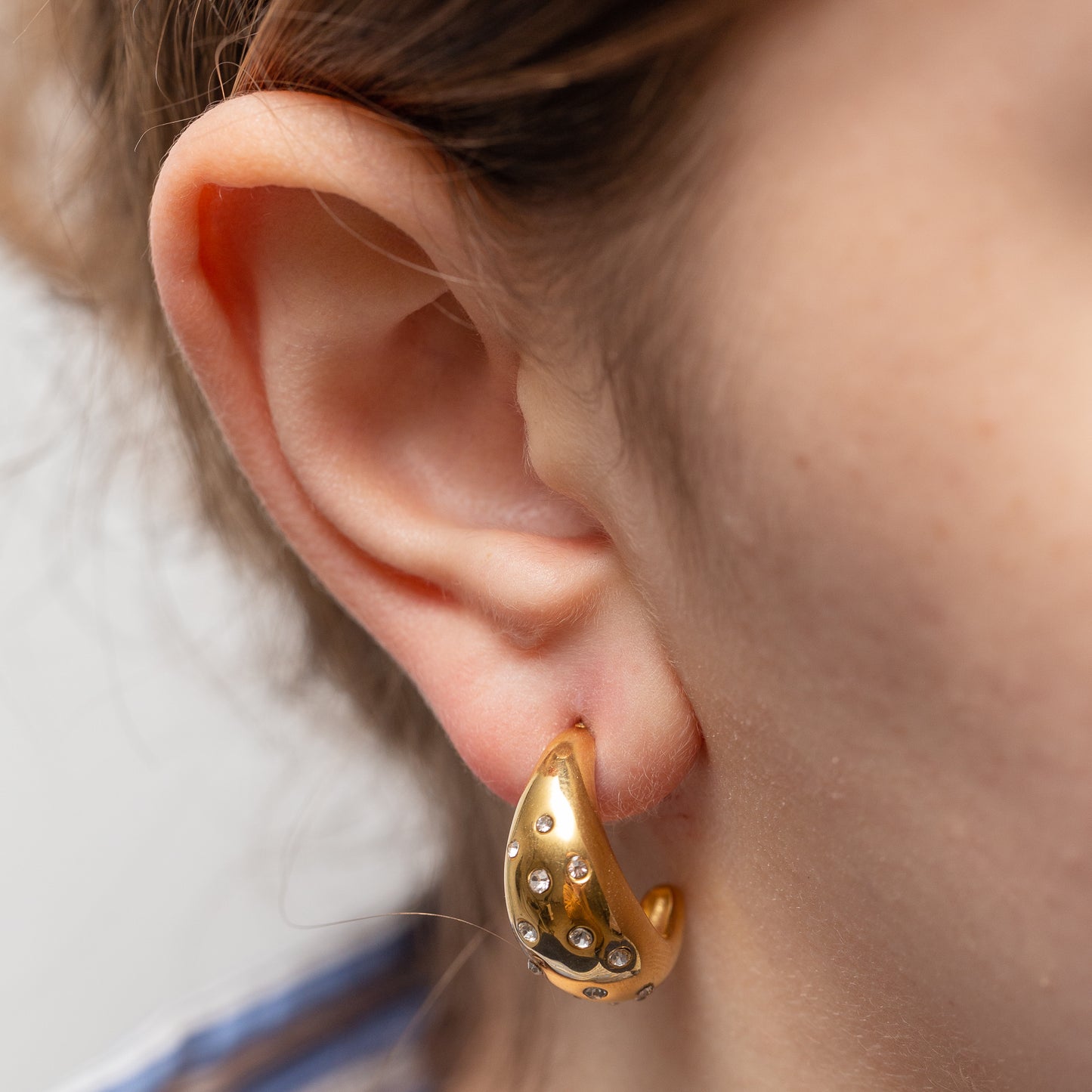 Boucles d'oreilles Acier Tendance