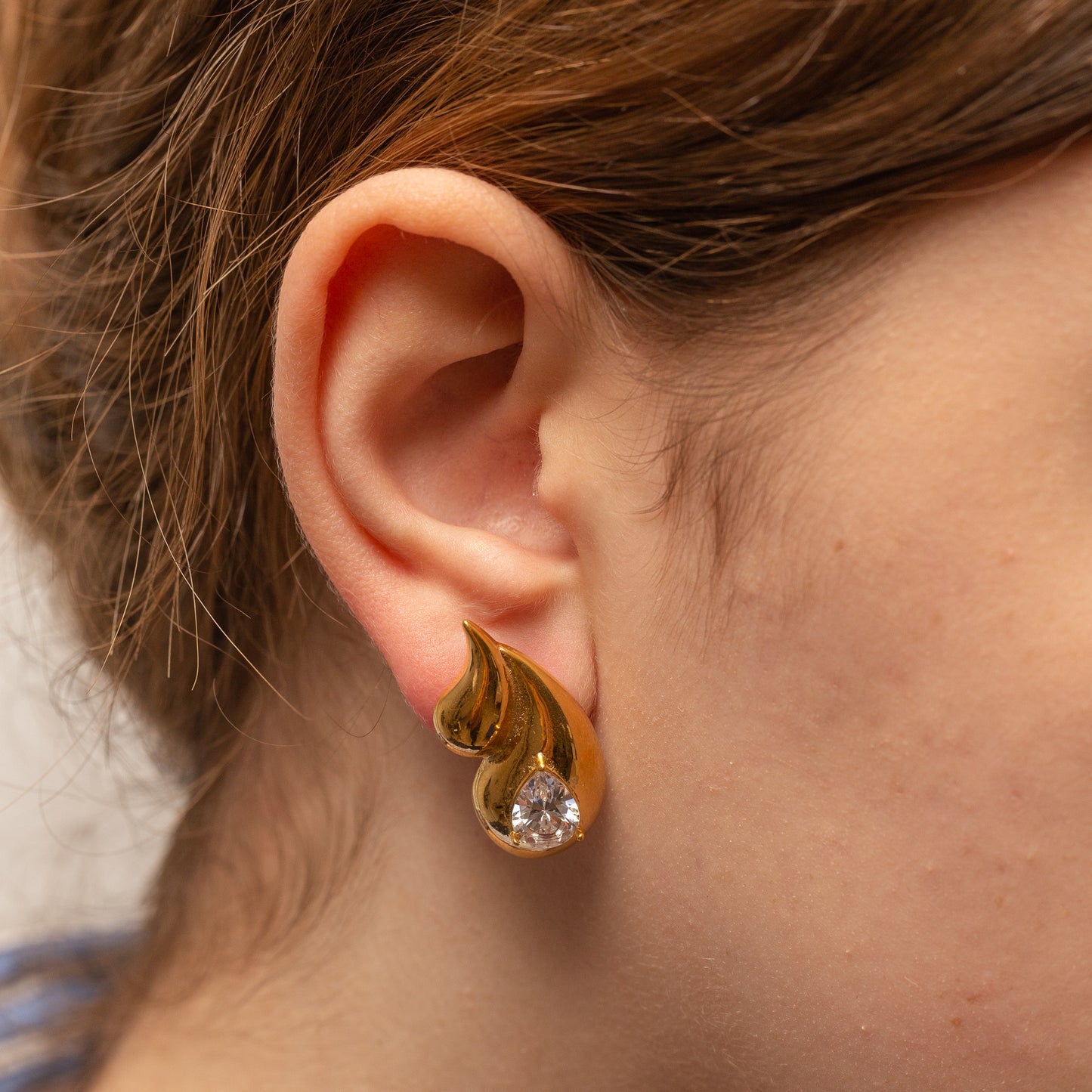 Boucles d'oreilles Acier Tendance