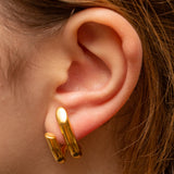 Boucles d'oreilles Acier Tendance