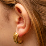 Boucles d'oreilles Acier Tendance