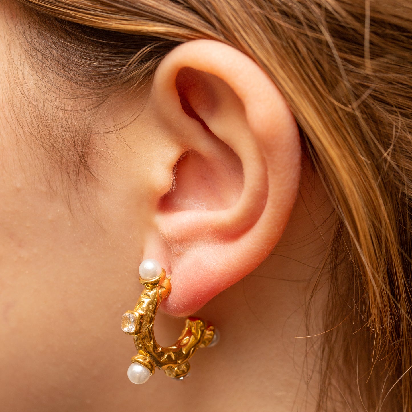 Boucles d'oreilles Acier Tendance