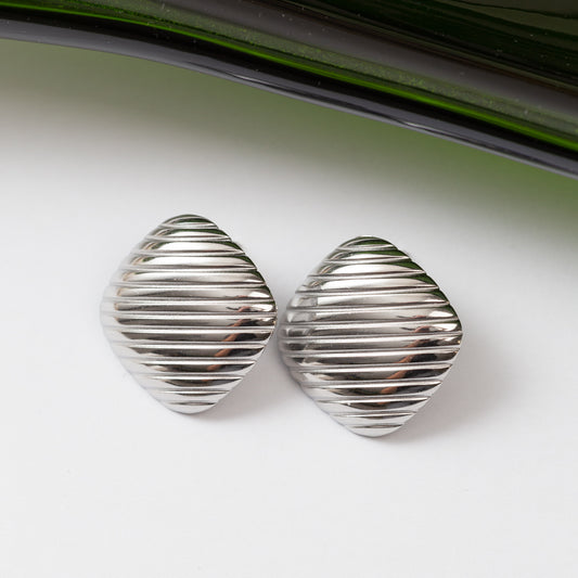 Boucles d'oreilles en acier tendance