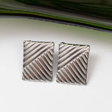 Boucles d'oreilles en acier tendance
