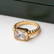 Bague Acier Tendance