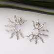 Boucles d'oreilles Flora en acier inoxydable garanties