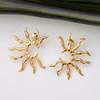 Boucles d'oreilles Flora en acier inoxydable garanties