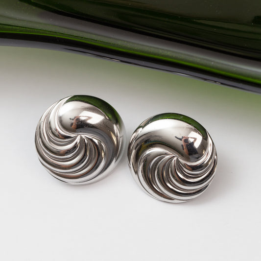 Boucles d'oreilles en acier tendance
