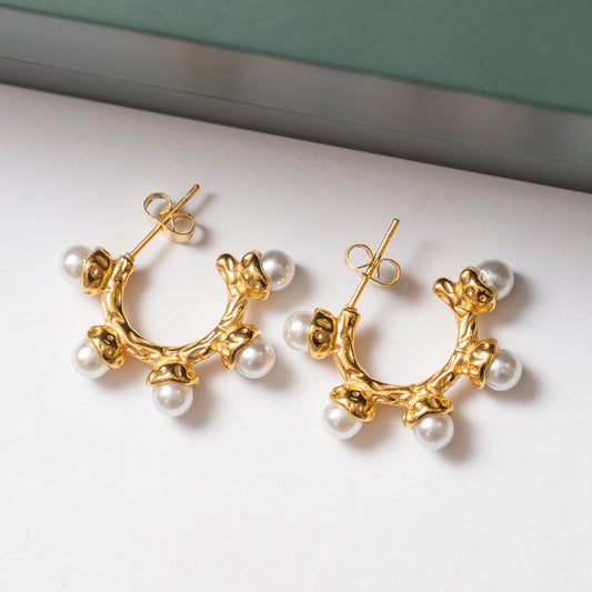 Boucles d'oreilles Acier Tendance