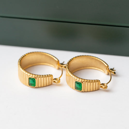 Boucles d'oreilles Acier Tendance