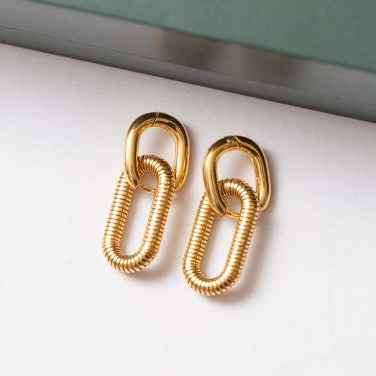 Boucles d'oreilles Acier Tendance