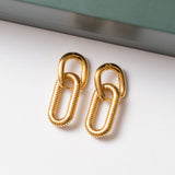 Boucles d'oreilles Acier Tendance