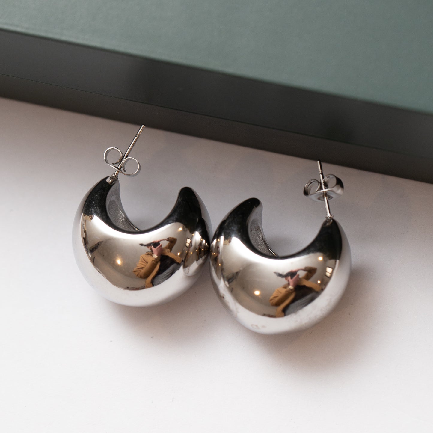 Boucles d'oreilles Acier Tendance
