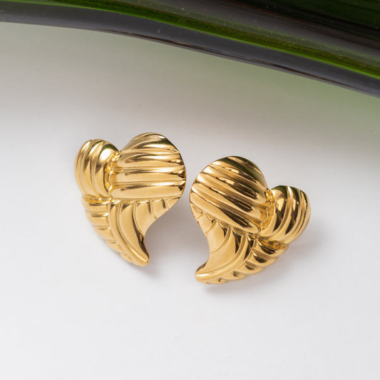 Boucles d'oreilles en acier