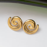 Boucles d'oreilles en acier