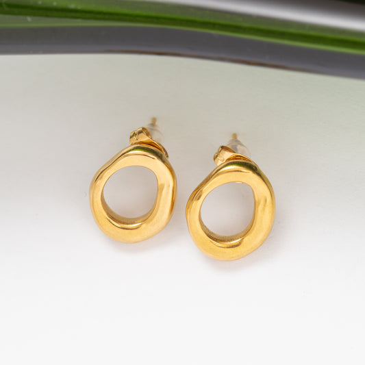 Boucles d'oreilles en acier