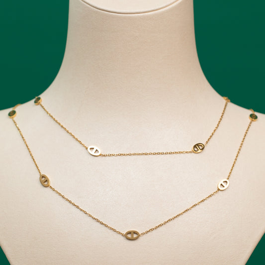 Collier en acier tendance