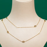 Collier en acier tendance