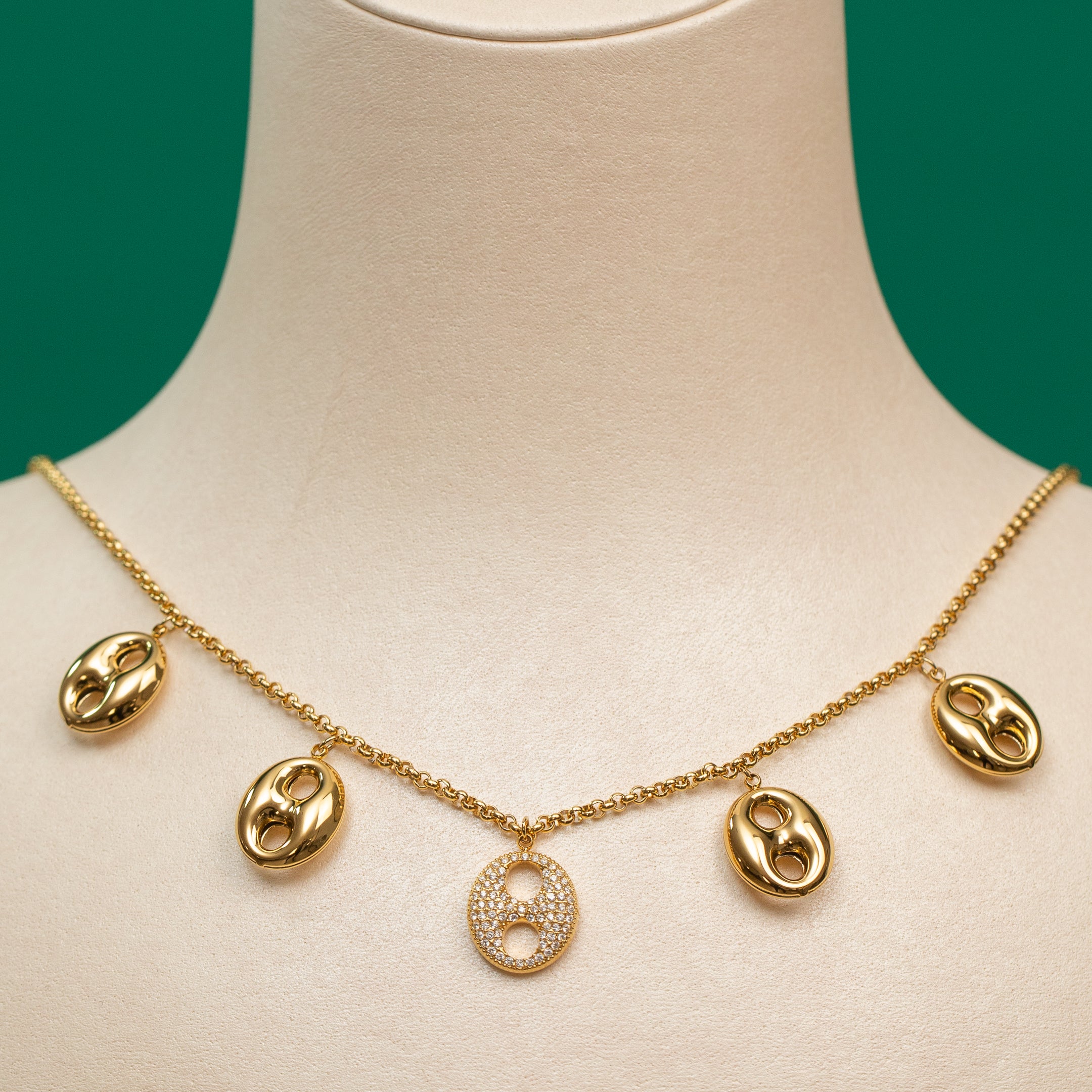 Collier en acier tendance