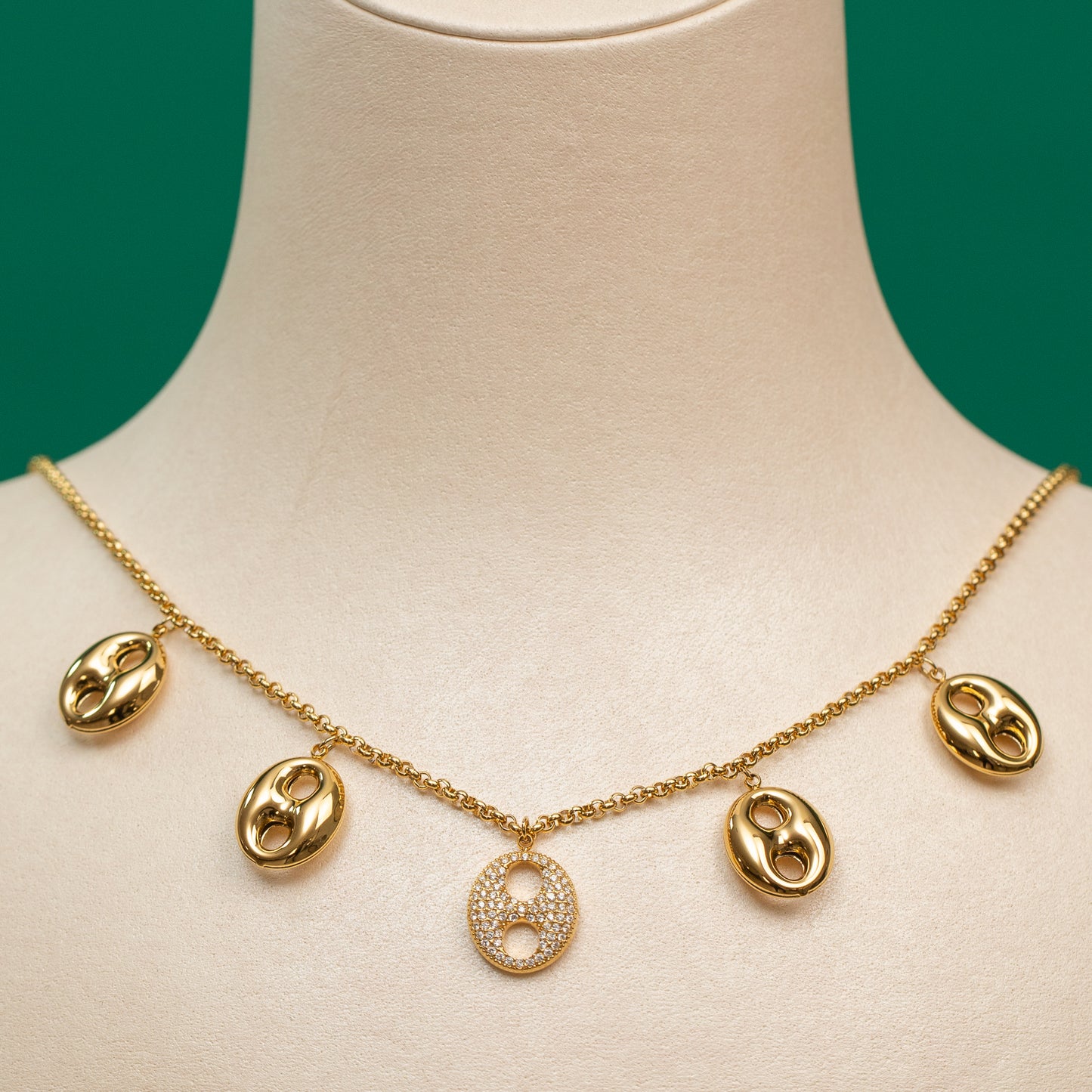 Collier en acier tendance