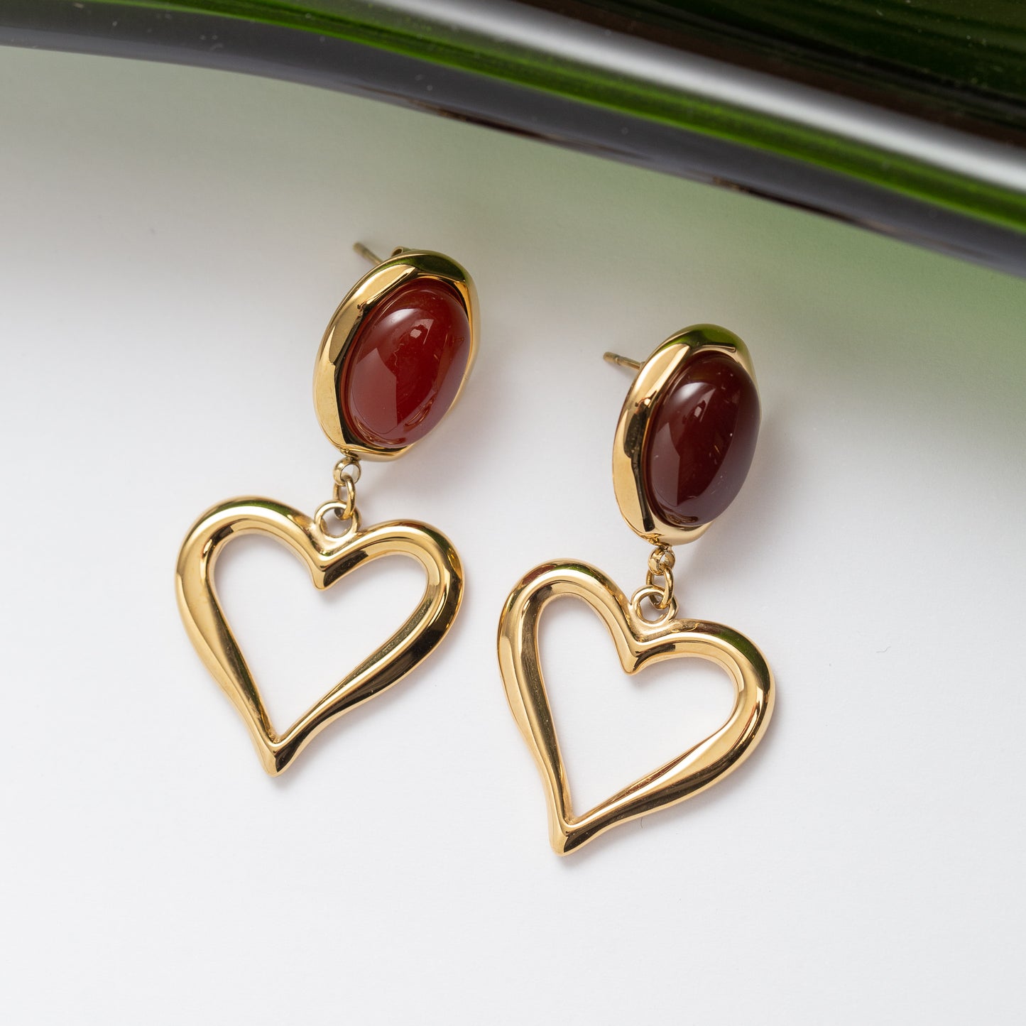 Boucles d'oreilles en acier