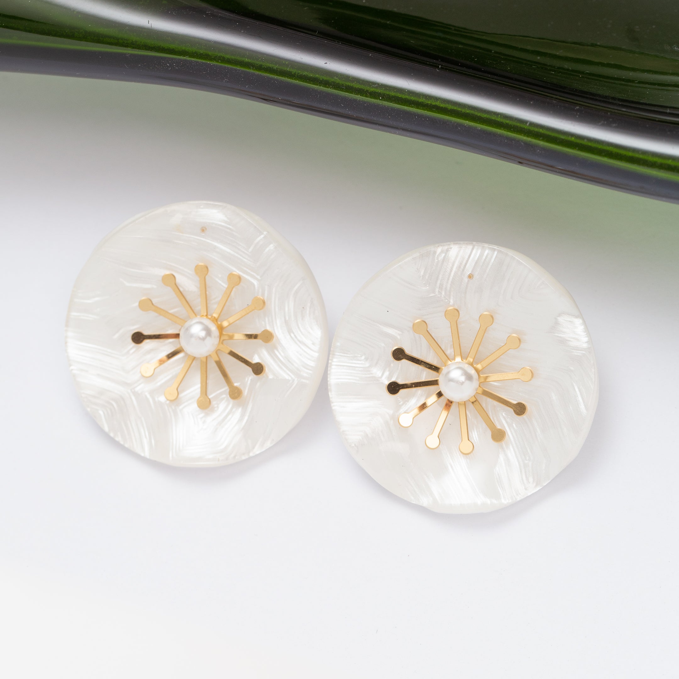 Boucles d'oreilles en acier