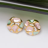 Boucles d'oreilles en acier