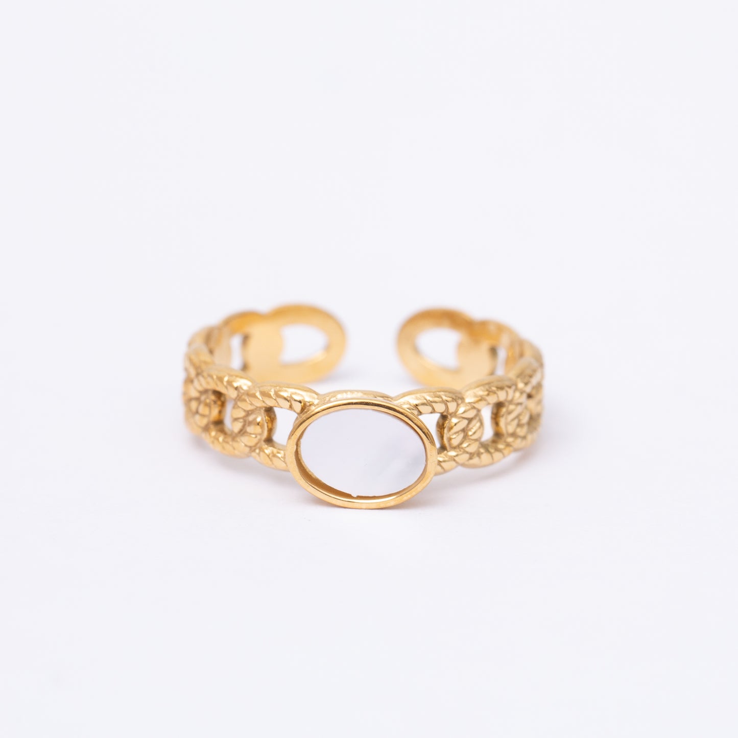 Bague BRUT en acier inoxydable