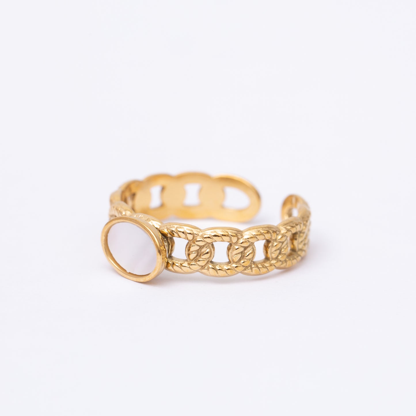 Bague BRUT en acier inoxydable
