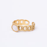 Bague BRUT en acier inoxydable