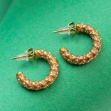 Boucles d'oreilles en acier